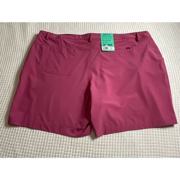 REEL LEGENDS Plus 2X Adventure Solid SHORTS  - Color Red Violet - Picture 3 of 5